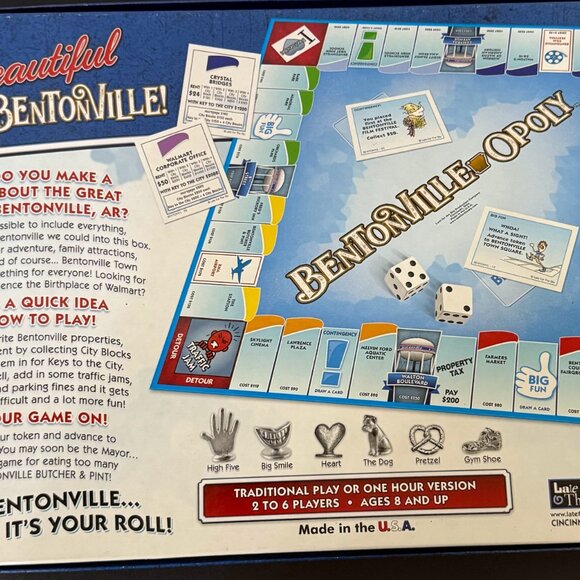 Bentonville Opoly! A Fun Game Celebrating Bentonville Arkansas!! - Picture 6 of 6